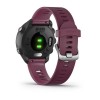 Forerunner 245 Noire - bracelet merlot Garmin