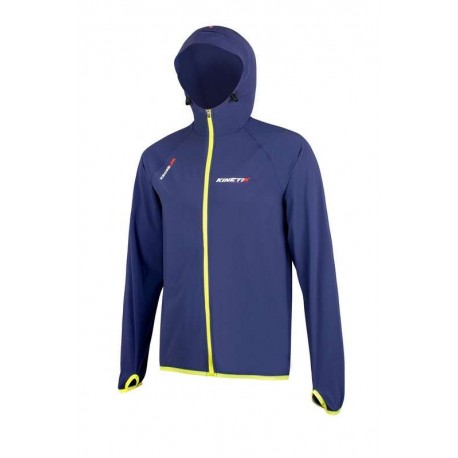 Krosslink Hoodie Kinetik löparjacka herr - blå