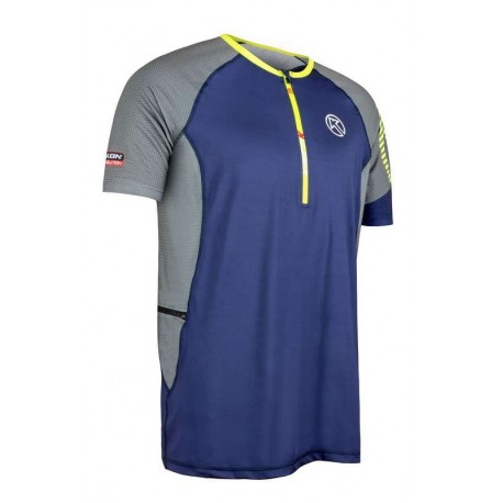 Falkon Evolution Zip Kinetik löpartröja herr - blå