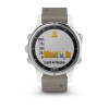 Fenix 5s Plus Sapphire, Silver avec bracelet en daim gris