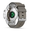 Fenix 5s Plus Sapphire, Silver avec bracelet en daim gris