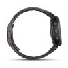 Fenix 5 Plus Sapphire, Gray titane et carbone amorphe avec bracelet en titane recouvert et carbone amorphe