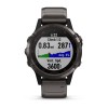 Fenix 5 Plus Sapphire, Gray titane et carbone amorphe avec bracelet en titane recouvert et carbone amorphe