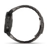 Fenix 5 Plus Sapphire, Gray titane et carbone amorphe avec bracelet en titane recouvert et carbone amorphe
