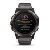 Fenix 5x Plus Sapphire, Gray titane et carbone amorphe avec bracelet en titane et carbone amorphe