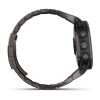 Fenix 5x Plus Sapphire, Gray titane et carbone amorphe avec bracelet en titane et carbone amorphe