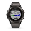 Fenix 5x Plus Sapphire, Gray titane et carbone amorphe avec bracelet en titane et carbone amorphe