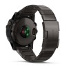 Fenix 5x Plus Sapphire, Gray titane et carbone amorphe avec bracelet en titane et carbone amorphe