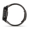 Fenix 5x Plus Sapphire, Gray titane et carbone amorphe avec bracelet en titane et carbone amorphe