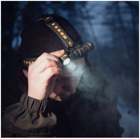 Lampe Frontale LED ArmyTek Wizard C2 WG Warm à Batterie 1100 Lm 13 H F09201w 90773032