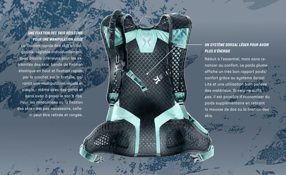 C&oacute;ras c&uacute;l Deuter Lite den backpack sci&aacute;la Updays Deuter