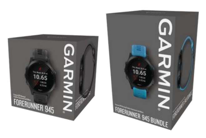 Package de la montre Forerunner 945 Garmin