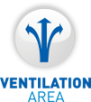Kinetik Trail Running Kl&auml;dteknik - Ventilationsomr&aring;de