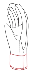 Construction gants Leki; manchette Flex cuff