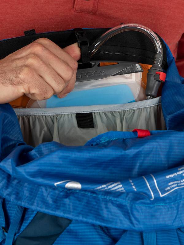 Sac &agrave; dos Exos/Eja Osprey: compatible avec les poches &agrave; eau Hydraulics Osprey (1,5L / 2L / 2,5L / 3L) 