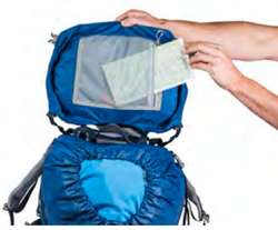 Bolso infantil Ace Osprey - peto superior con solapa