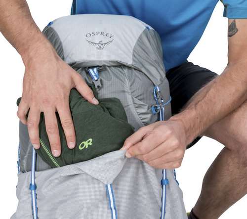 Poche avant extensible