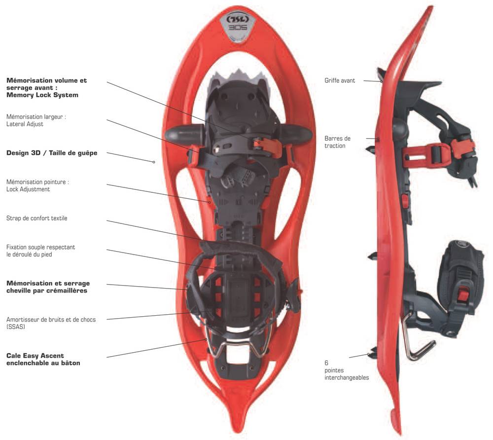 Specifičnosti 305/325 Expedition TSL reketa